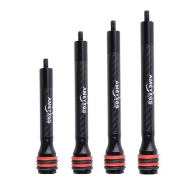 Imagem de AMEYXGS Estabilizador de arco para tiro com arco de fibra de carbono estabilizador de haste lateral de fibra de carbono para arco composto acessório de arco recurvo (20 cm)