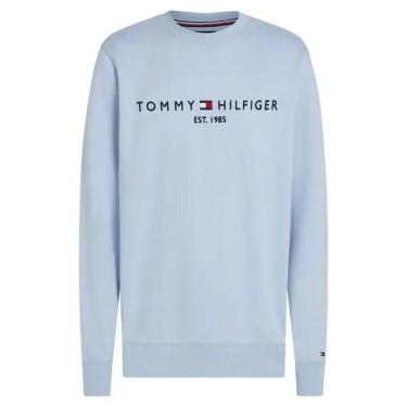 Imagem de Moletom Tommy Hilfiger Logo Sweatshirt Azul Claro-Masculino