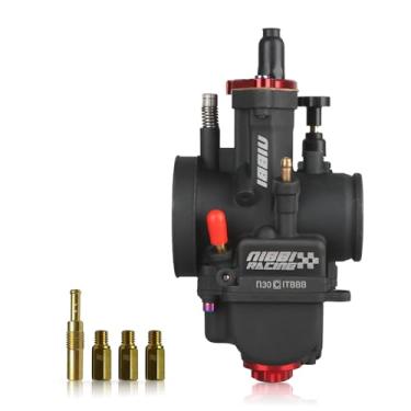 Imagem de NIBBI Carburador PWK 30 mm Carburador de motocicleta, 250cc-300cc Power Carb com jatos de carburador, compatível com motor GY6 Dirt Bike Mini Bike SSR TTR Apollo HAWK250 TaoTao ATV