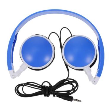 Imagem de Hemobllo Fones de ouvido com fio – fones de ouvido intra-auriculares, estéreo, conector de 3,5 mm, fones de ouvido leves, com fio, portáteis, dobráveis para telefone, laptop, computador
