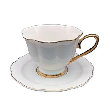 Imagem de Xícara para Chá de Bone China L'Hermitage Mon Charmant Branca 240ML 6PÇS