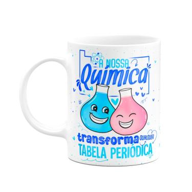 Imagem de Caneca Namorados - Nossa química e a tabela periódica