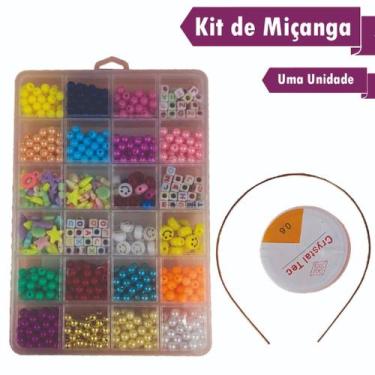 Imagem de Kit Pulseira Infantil De Miçangas 1800 Kaftor