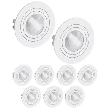 Imagem de 9 Spot Face Plana Redondo Par30 E27 Save Energy
