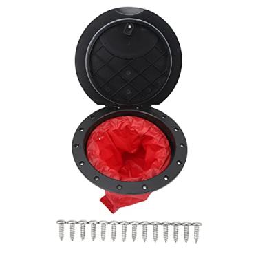 Imagem de Jinlorion Kit de placas pretas de 28,4 cm, deck com bolsa de armazenamento para caiaque, iate, barco de pesca, ABS resistente e material de PVC, proteção, fácil remoção