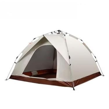 Imagem de Tenda de campismo Tenda de campismo portátil à prova de água com duas camadas(Modelo para 3-4 pessoas)