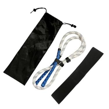 Imagem de UGPLM Corda de treinamento para swing de golfe, postura correta, leve, profissional, mulheres, homens, melhora a velocidade, premium, antiderrapante (1 m de, Branco com Faixa No Braço
