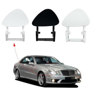 Imagem de CZShiYue Tampa de substituição do para-choque dianteiro do carro para Mercedes-Benz E-Class W211 E280 E550 E350 E300 E320 E63 2007 2008 2009 A2118801705 A2118801805 (branco, passageiro direito)