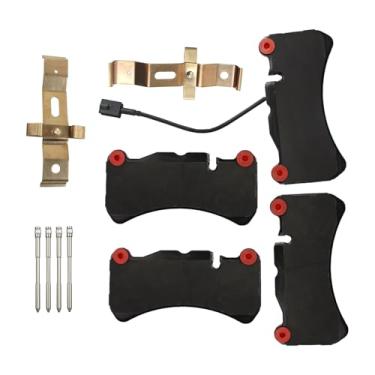 Imagem de Conjunto de pastilhas de freio dianteiras 980139070 de substituição para Maserati Quattroporte S Sport GT 2007-2022 Ghibli S Q4 2014-2022 GranTurismo S 2008-2018 Substitui 673010331 pastilhas de freio