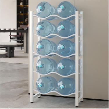 Imagem de Porto de garrafas de água de 5 galões de jarro de água, dispensador de água pesada, rack de jarro de água de água para serviços de água pesada, organização da cozinha da prateleira de armaze