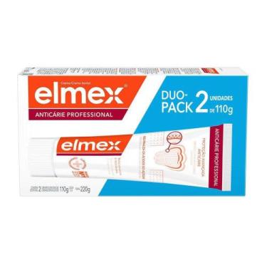 Imagem de Creme Dental elmex Anticárie Professional 2 unidades 110g