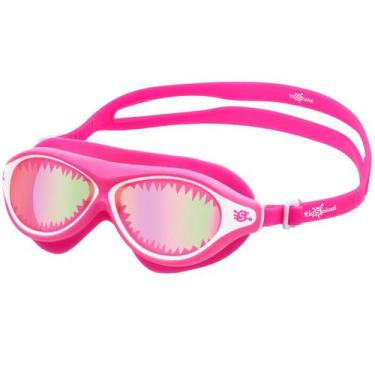 Imagem de Oculos de Natação de Tubarão Infantil Speedo KidShark, Rosa