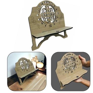 Imagem de Porta Bíblia Medalha de São Bento Marfim