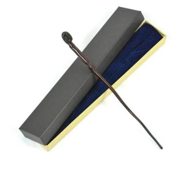 Imagem de varinha mágica com núcleo de metal cosplay para crianças com caixa - o