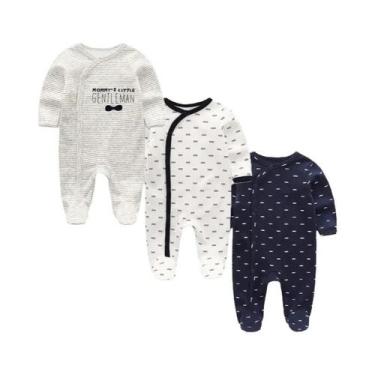 Imagem de Macacão Bebê Menina Manga Longa - Algodão 100% - Outono/Inverno, Rfl32