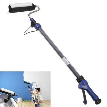 Imagem de Rolo de Tinta Com Reservatorio Profissional Extensivel Tintura Parede Retratil Pintura Teto Decoraçao Casa