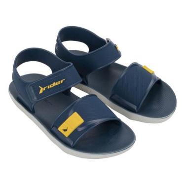 Imagem de Sandalia Papete Infantil Rider Kick, Azul, 35/36