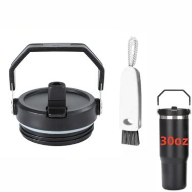 Imagem de 1 pacote com tampa adequada para Stanley IceFlow 567 g/850 g copo de canudo flip, à prova de vazamento, substituição de tampa de copo à prova de vazamento para Stanley Iceflow Series (não serve para
