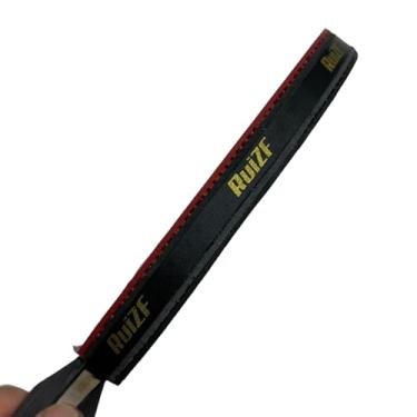 Imagem de Kit de Tênis de Mesa Profissional, 3 Bolinhas e 2 Raquetes de Madeira com Borracha, Vermelho e Preto, com Estojo, Estilo Clássico Conjunto de PingPong