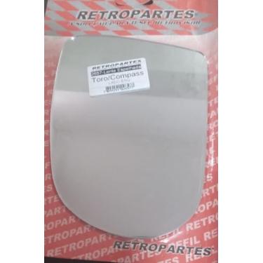 Imagem de Retrovisor Fiat Toro e Compass 2017-2023, Esquerdo Lado Motorista