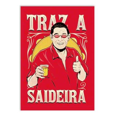 Imagem de Placa Decorativa Engraçado Cerveja Traz A Saideira Bar Decoração Poster Quarto Sala