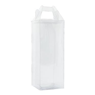 Imagem de 10 Caixa de Acetato Transparente 8x8x21cm unidades Caixa para presente