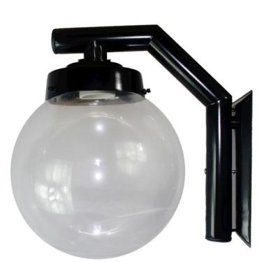 Imagem de Arandela Solarium 215 Externa/Interna com Globo de Vidro Transparente 