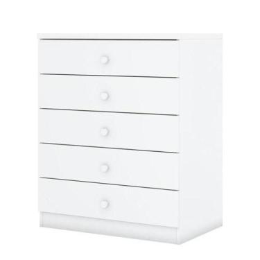 Imagem de Cômoda Infantil Bala De Menta Branco  Henn - MÓVEIS HENN