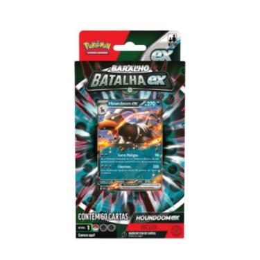 Imagem de Jogo de Cartas - Houndoom ex - Baralho de Batalha COPAG DA AMAZONIA