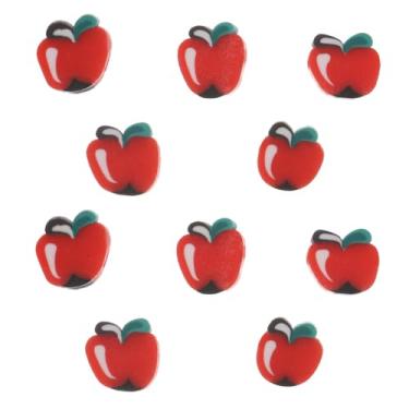 Imagem de 200 Unidades Fruta De Barro Fatiada Encantos Soltos Acessórios De Morango Contas De Pingente De Chaveiro Contas Espaçadoras De Frutas Olhos Grandes Pendão 3d Argila De Polímero