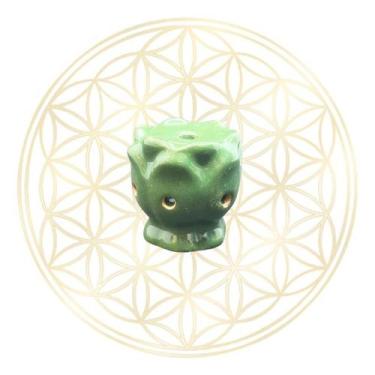 Imagem de Incensário Goloka de Porcelana Cascata, Verde