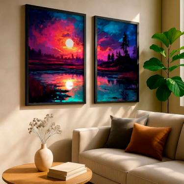 Imagem de Quadro Decorativo Cantinho do Churrasco Com Moldura | Placa Decorativa Área Gourmet Cozinha Barbecue Decoração