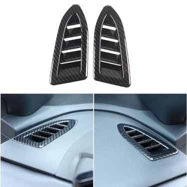 Imagem de Tumukiw 2 peças de acabamento da moldura da saída de ar do painel compatível com Subaru WRX 2022 2023 laterais do painel do carro saída de ar tampa da moldura acessórios de acabamento interior (padrão