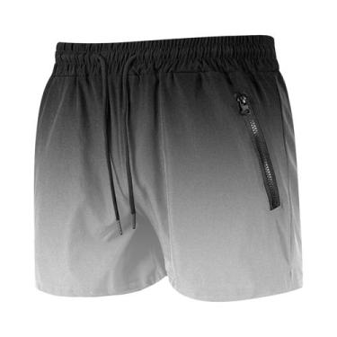 Imagem de Calção de banho masculino, verão, shorts praia, calção boxer, maiô - L