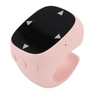 Imagem de Tangxi Fingertip Remote Control, Video App Page Turner Clicker, Ring Remote Scroller Com Bateria Recarregável, para IOS Phone Tablet PC (Rosa)