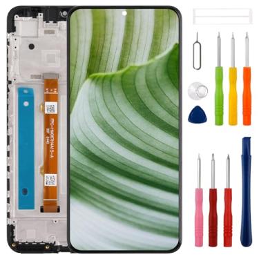 Imagem de [com moldura] Tela LCD de substituição SWARK para Cricket Icon 6 SL219C/Outlast 5G 2024 SN509C Tela LCD digitalizador de substituição com kit de ferramentas de reparo atualizado - preto