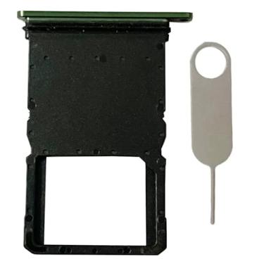 Imagem de Substituição de suporte de bandeja de cartão SIM único para Motorola Moto Razr+ 2024 Razr 50 Ultra XT2451 (verde primavera)