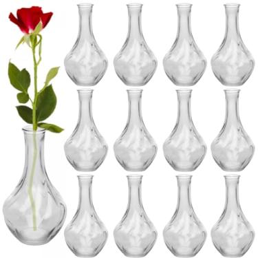 Imagem de Kit 12 Vasos De Vidro Pumpkin Para Decoração e Eventos 17cmx9,5cm 220565 Lyor