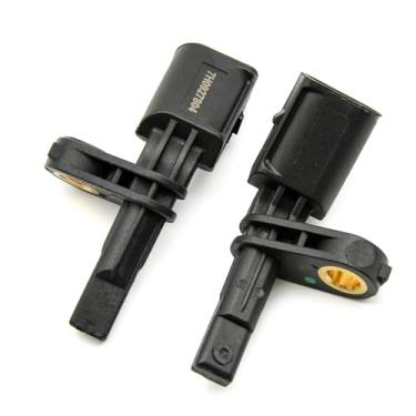 Imagem de IZYSS Sensor de velocidade da roda ABS 2 peças dianteiro esquerdo e direito 7H0927804 695481 WHT003856 para A3 e TT/Carrera GT/Leon/Substituição para Beetle & CC & Golf & Jetta & Passat