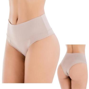 Imagem de Calcinha Cintura Alta Modeladora Cós Alto - Lingerie Linda e de Qualid