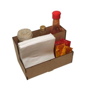 Imagem de Porta Guardanapo e Sachê em MDF - Kit 5 Unidades - LENOBRE