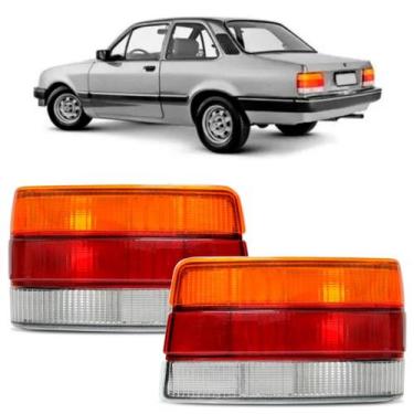 Imagem de Par Lanterna Traseira Chevette 1987 A 1990 Tricolor - SP ACESSÓRIOS, P