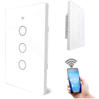 Imagem de Interruptor Wi-Fi Design Elegante e Funcionalidade Inteligente Em Esto
