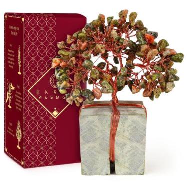Imagem de Crystal Tree KARMAPLEDGE Unakite Chakra Healing para mulheres