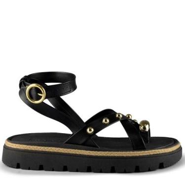 Imagem de Sandália Papete Moleca Feminina 5504.213, 37, Preto