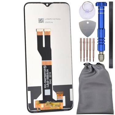 Imagem de Tela de reposição IPS LCD para Nokia C21 Plus preta tamanho 6,52