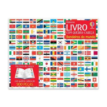 Imagem de Bandeiras Do Mundo: Livro Com Quebra-Cabeça