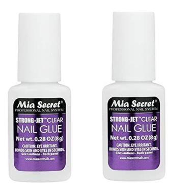 Imagem de Cola de unhas Mia Secret Super Strong para pontas de unhas 8g x2