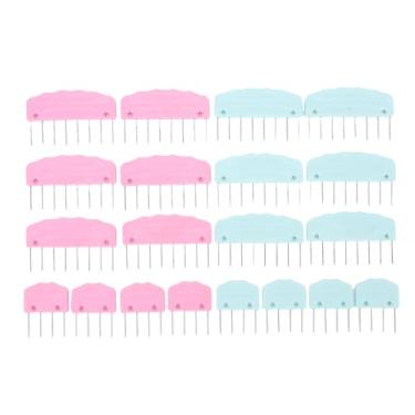 Imagem de Fockety Kit de Bloqueio de Malha, 20pcs 2 Tamanhos Bloqueando o Kit de Bloqueadores de Bloqueio de Bloqueio para Bloquear tricô, crochê, Projetos de Bordados de Renda