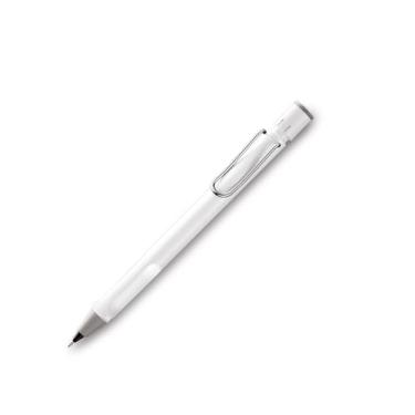 Imagem de LAMY safari white - Lapiseira com grip ergonômico - corpo feito de plástico ABS robusto - ideal para desenhar e escrever - incluindo refil LAMY M 41 0,5 mm e ponta de borracha